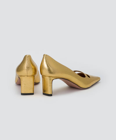 DAMA グランデアネッリ パンプス 5.5cm GOLD