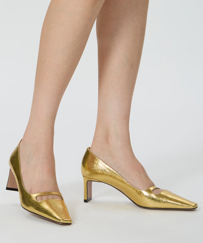 DAMA グランデアネッリ パンプス 5.5cm GOLD