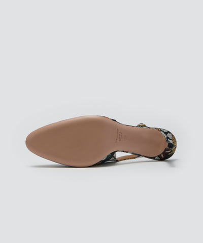 NICLA バックスリング パンプス 8.5cm FLOWER