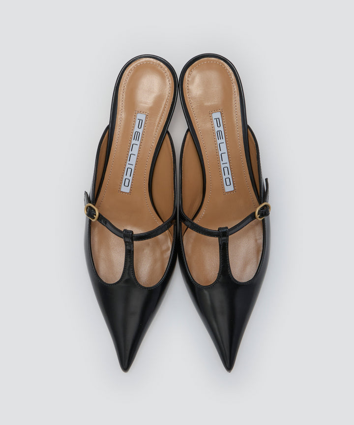 636 美品！　ペリーコ　Tストラップ　パンプス　24.5cm アイボリー 636 美品！ ペリーコ Tストラップ パンプス 24.5cm アイボリー