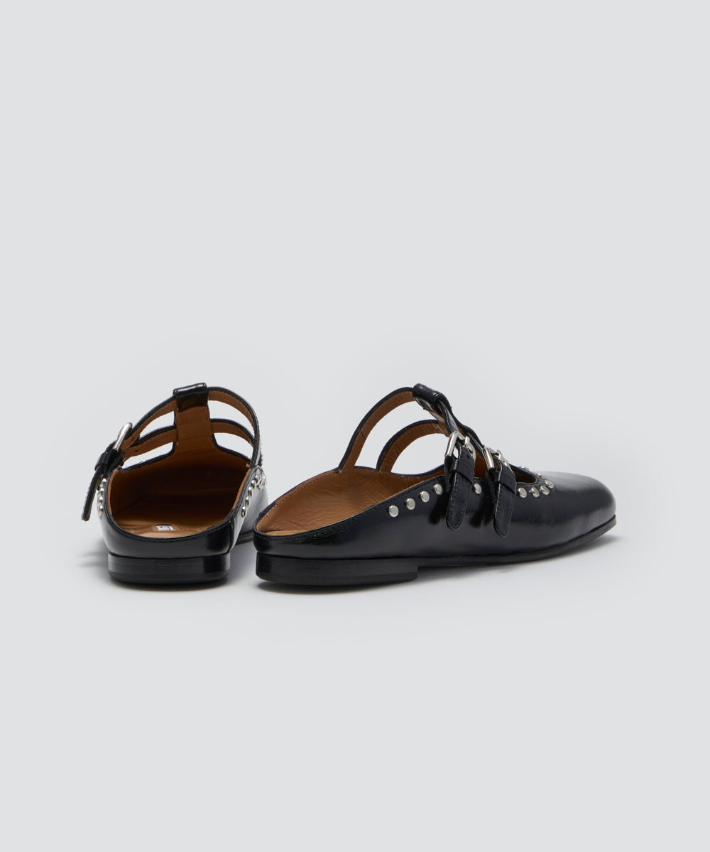 MATILDA メリージェーン ミュール 1.0cm BLACK