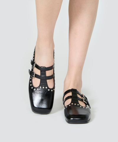 MATILDA メリージェーン ミュール 1.0cm BLACK