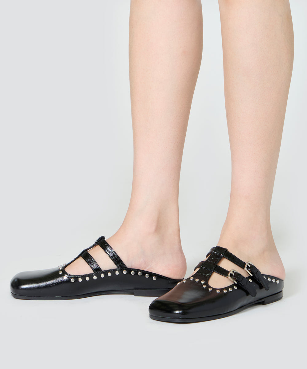 MATILDA メリージェーン ミュール 1.0cm BLACK
