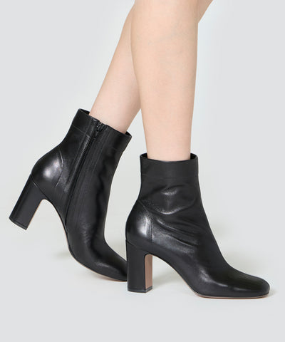 APEMA ソフト ショートブーツ 8.0cm BLACK