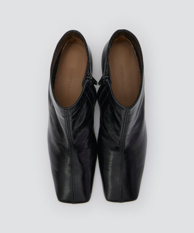 NORA ショートブーツ 3.0cm BLACK