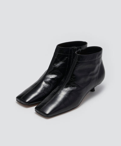 NORA ショートブーツ 3.0cm BLACK