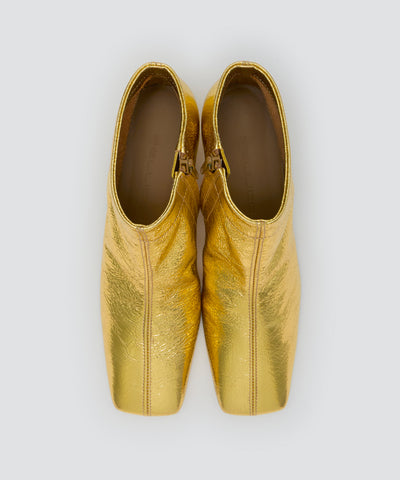 NORA ショートブーツ 3.0cm GOLD