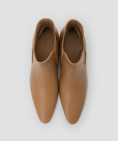 LOTTI ウェッジソール ショートブーツ 4.0cm SUGAR BROWN