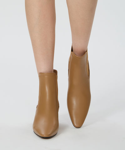 LOTTI ウェッジソール ショートブーツ 4.0cm SUGAR BROWN