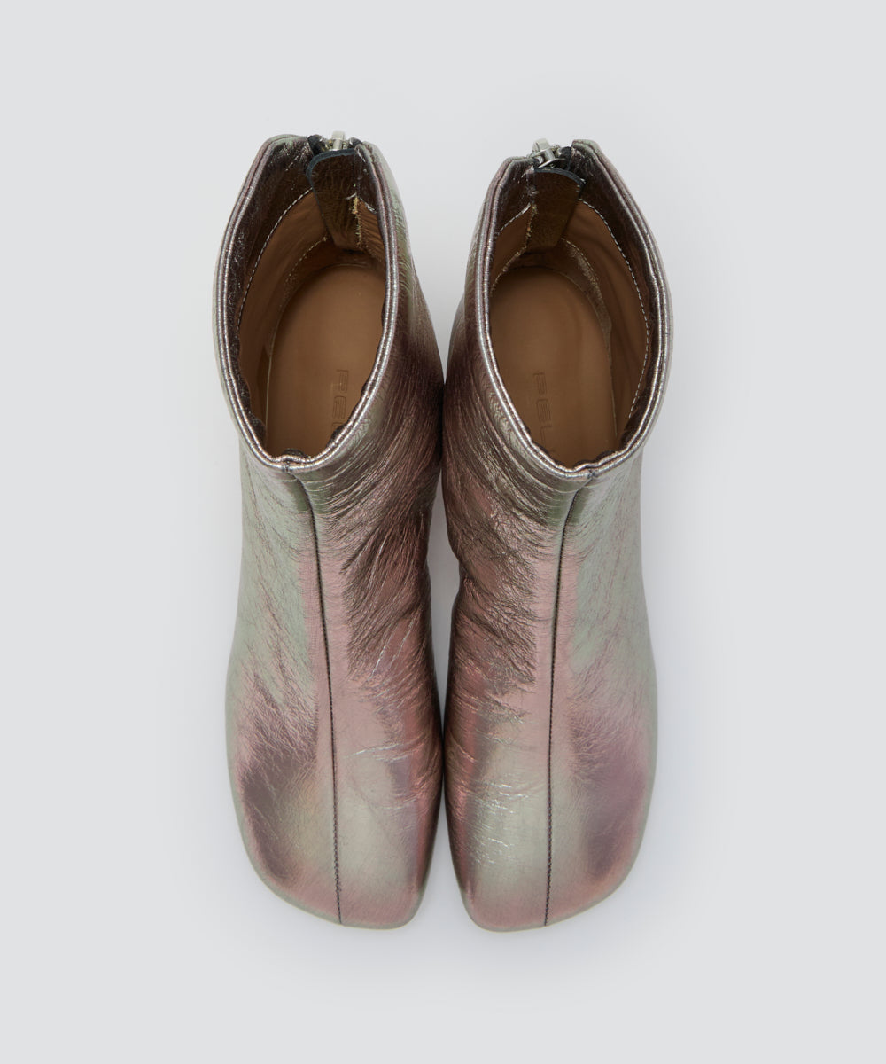 PELLICO | ショートブーツ 4.5cm SILVER - アマンオンライン
