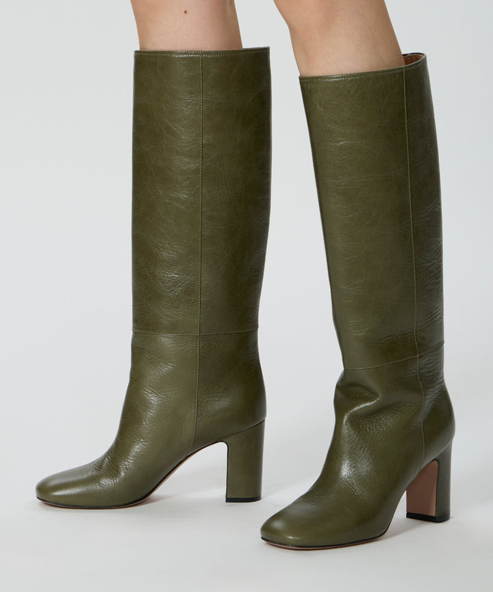 PELLICO | ロングブーツ 8.0cm MOSS GREEN - アマンオンラインストア