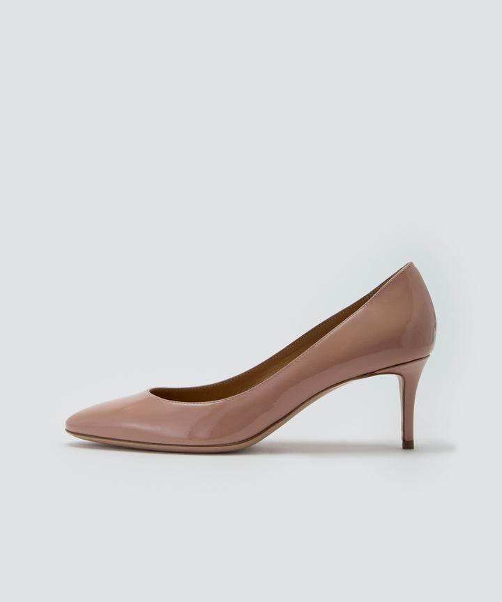 PELLICOパンプス PELLICO | NICLA エナメル パンプス 6.0cm APRICOT - アマンオンライン