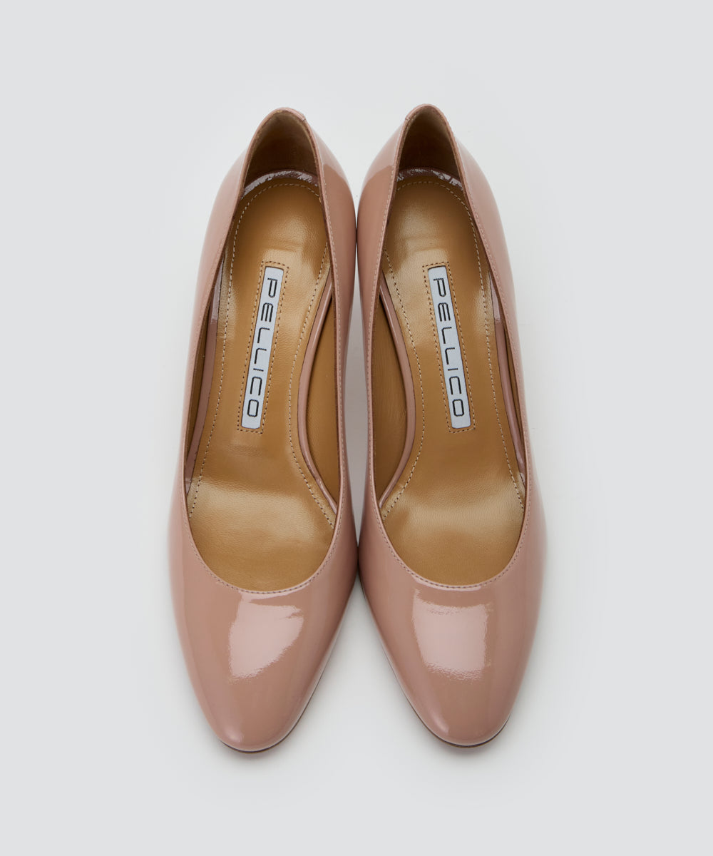 PELLICO | NICLA エナメル パンプス 6.0cm APRICOT - アマンオンライン