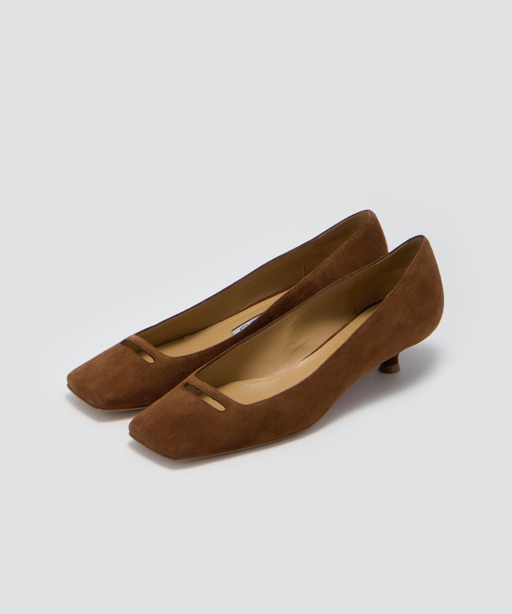 PELLICO | NORA アネッリ パンプス 3.0cm BROWN - アマンオンライン