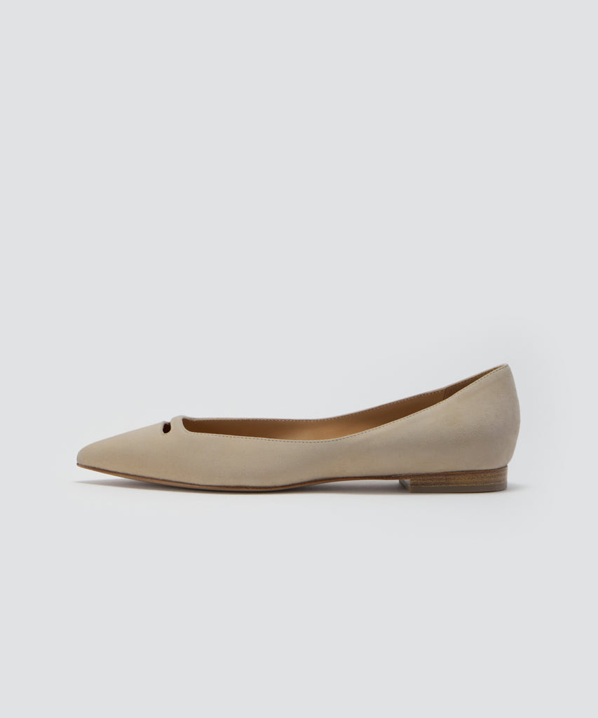 PELLICO | アネッリ スウェード パンプス 1.0cm LIGHT BEIGE【伊勢丹