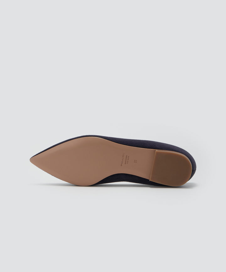 PELLICO | ANDREA アネッリ スウェード パンプス 1.0cm NAVY【伊勢丹
