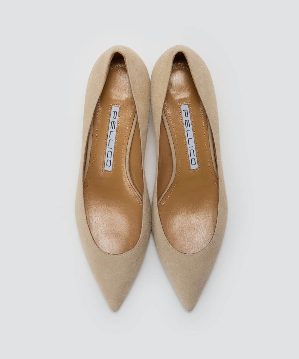 37.5 PELLICO パンプス　ローヒール　ベージュ　24.5 37.5 PELLICO パンプス ローヒール ベージュ 24.5