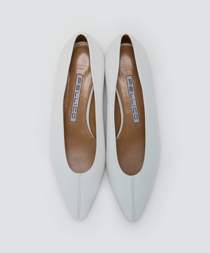 PELLICO ペリーコ NEBI フラットパンプス PELLICO | パンプス 1.0cm WHITE - アマンオンラインストア – AMAN