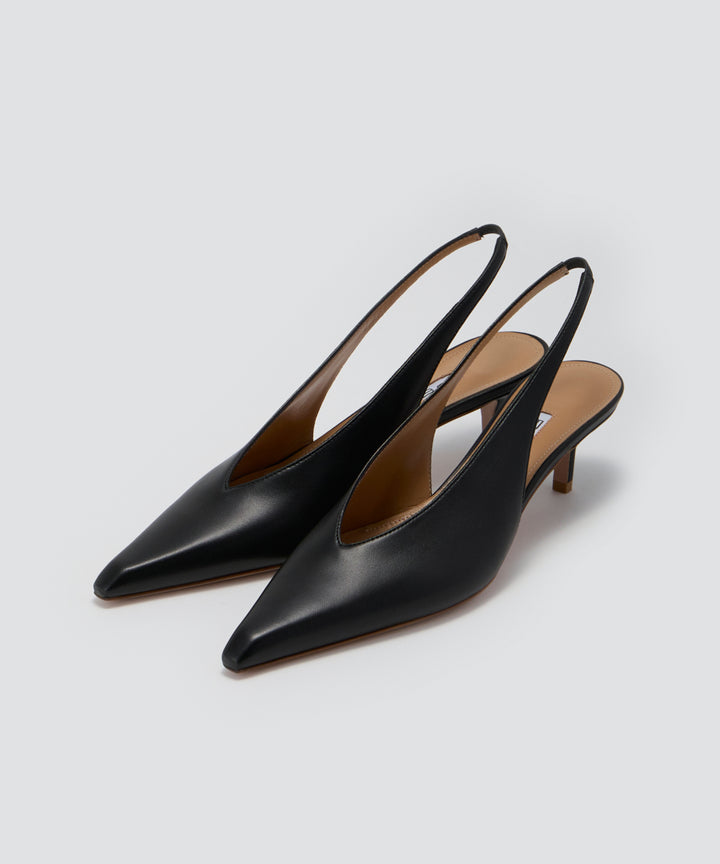 PELLICO | VIOLA バックスリング パンプス 5.0cm BLACK - アマン