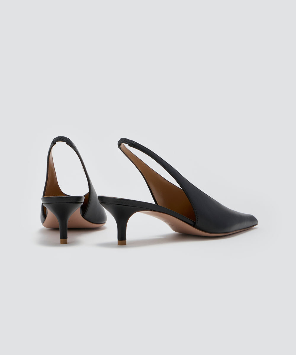 PELLICO | VIOLA バックスリング パンプス 5.0cm BLACK - アマン