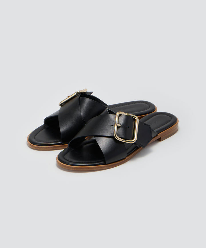 PELLICO | クロス サンダル 1.1cm BLACK - アマンオンラインストア