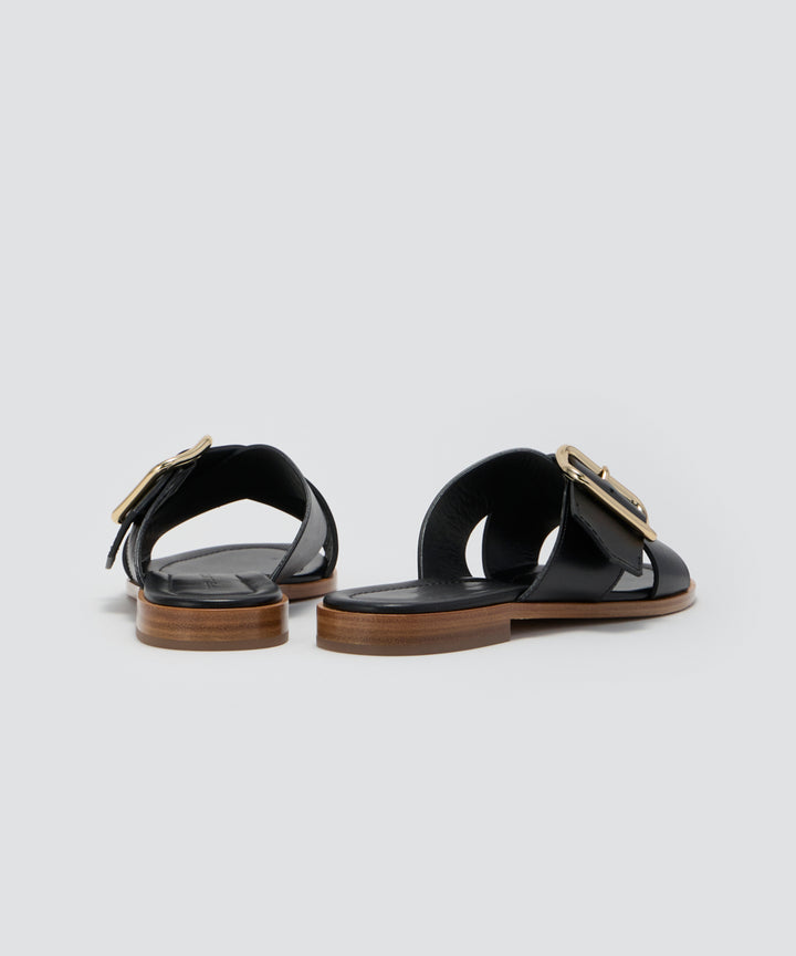 PELLICO | クロス サンダル 1.1cm BLACK - アマンオンラインストア