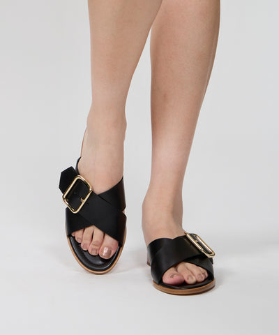 PELLICO | クロス サンダル 1.1cm BLACK - アマンオンラインストア