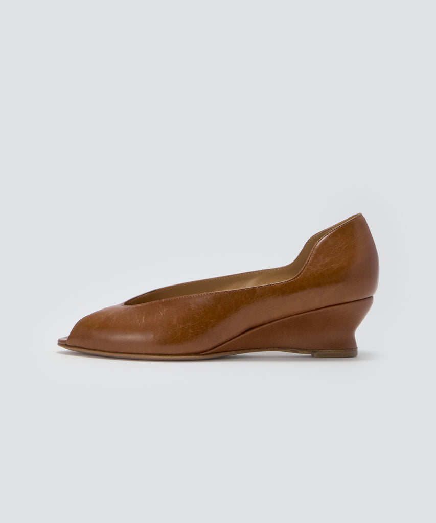PELLICO | BETA ウェッジソール パンプス 4.0cm BROWN - アマン