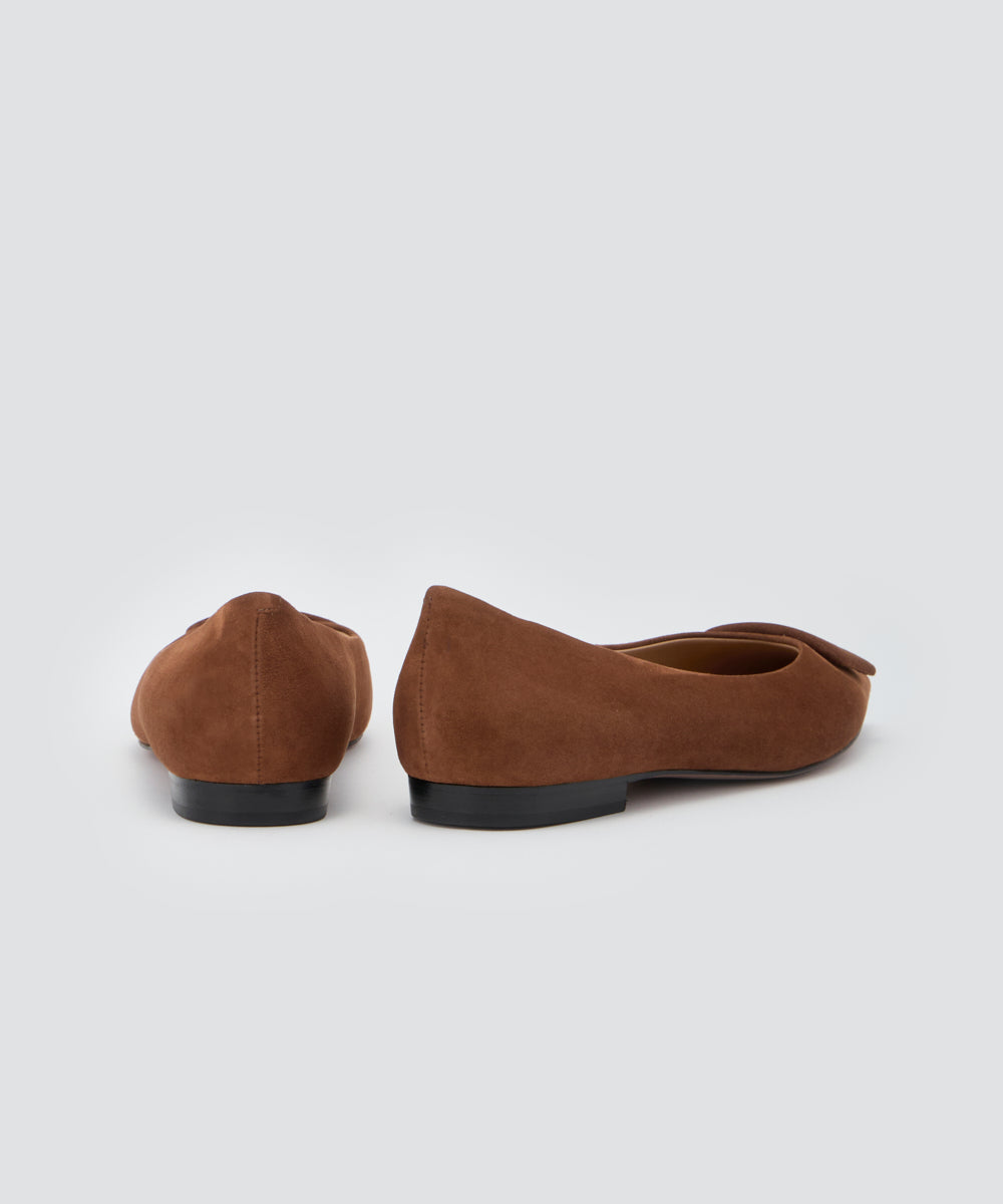 PELLICO | アネッリフィッビア スウェード パンプス 1.0cm BROWN