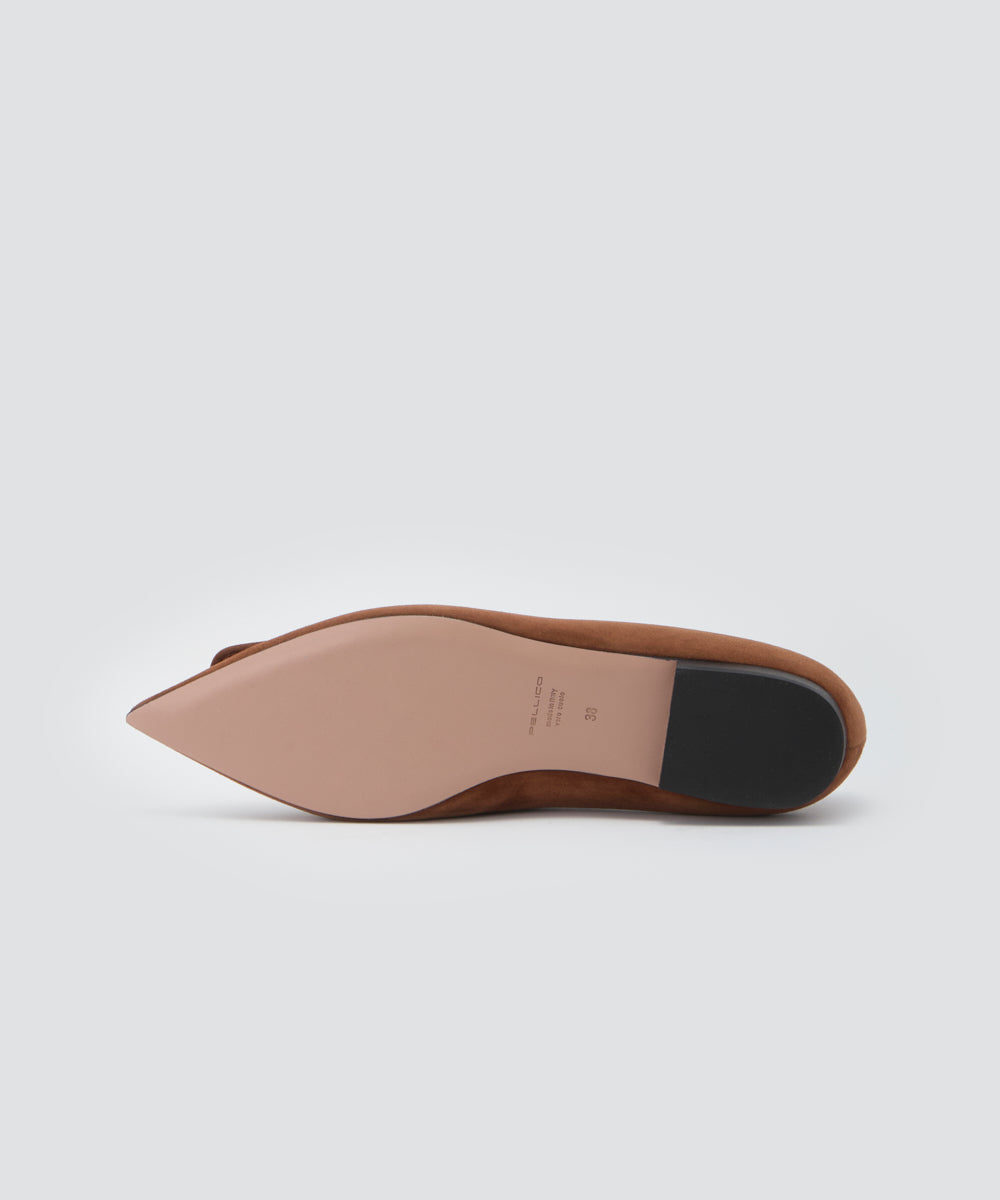 PELLICO | アネッリフィッビア スウェード パンプス 1.0cm BROWN