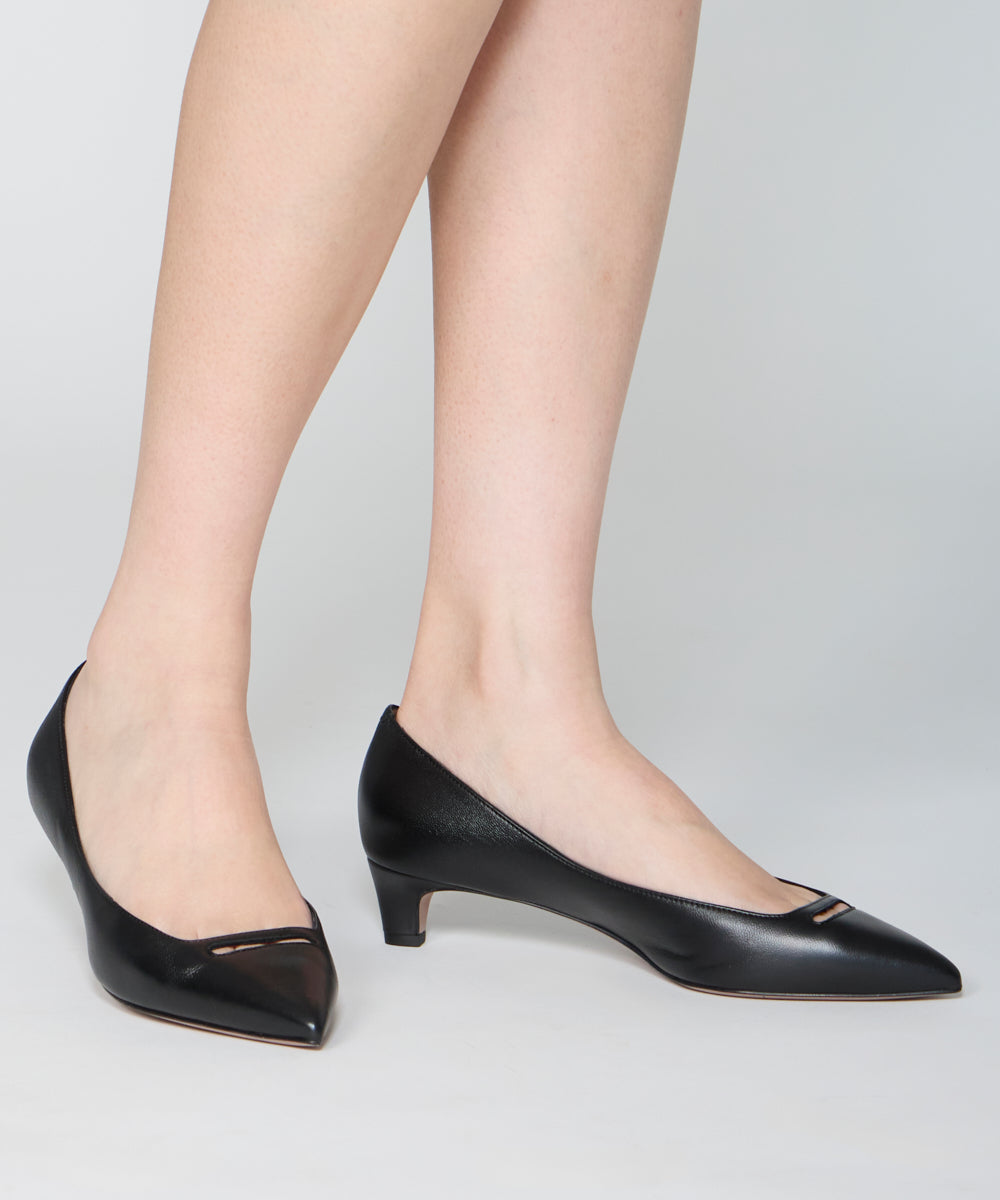 PELLICO | アネッリ スムース パンプス 3.5cm BLACK - アマン