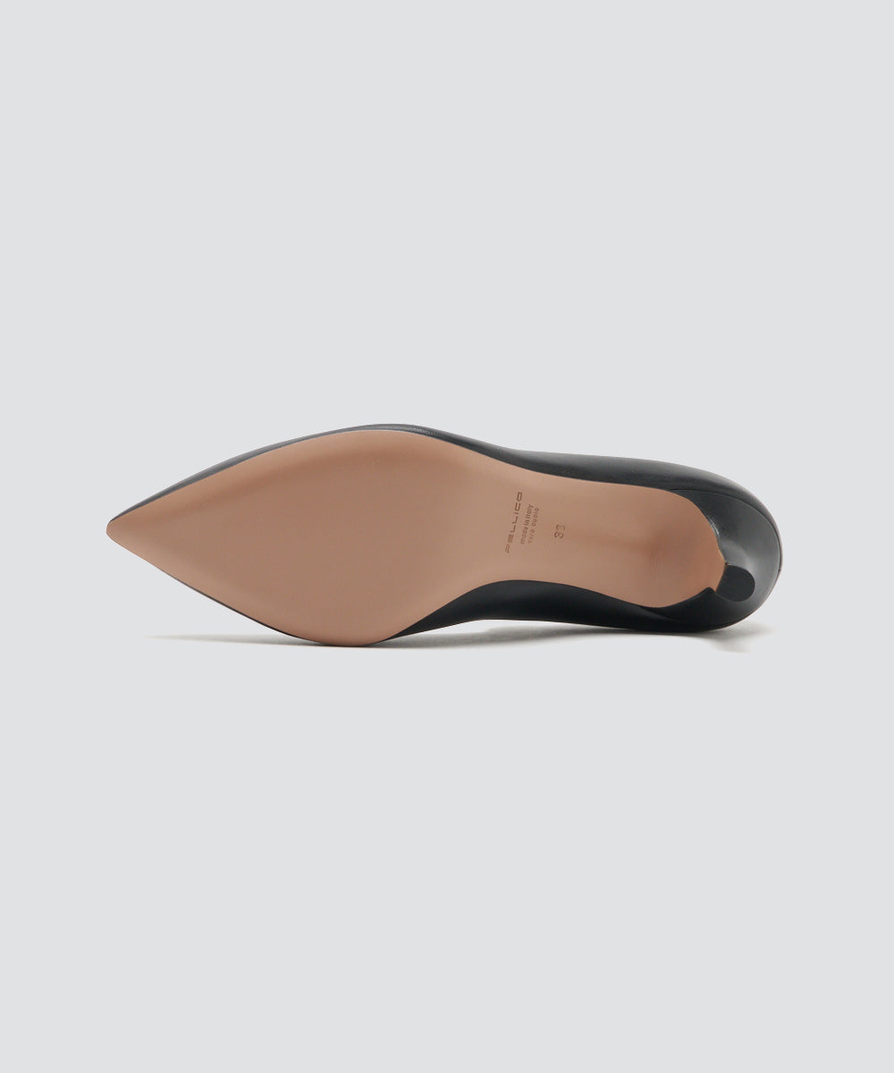 PELLICO | アネッリ スムース パンプス 7.0cm BLACK - アマン