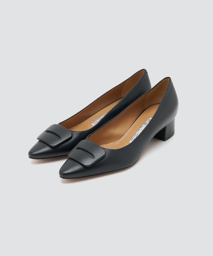 PELLICO | アネッリフィッビア スムース パンプス 3.5cm BLACK