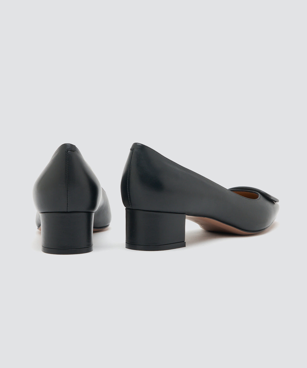PELLICO | アネッリフィッビア スムース パンプス 3.5cm BLACK