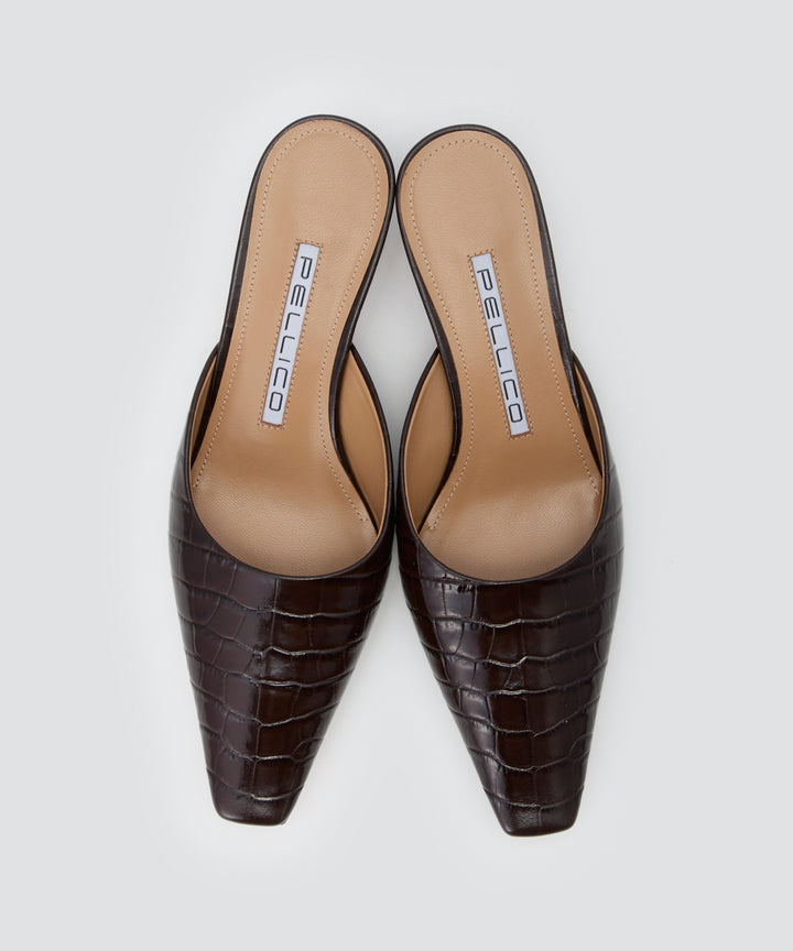 PELLICO | ミュール 3.5cm BROWN - アマンオンラインストア – AMAN