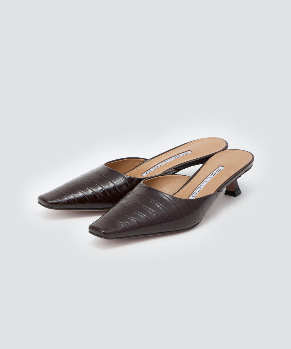 PELLICO | ミュール 3.5cm BROWN - アマンオンラインストア – AMAN