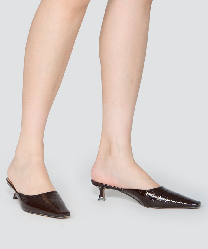 pellico ミュール PELLICO | ミュール 3.5cm BROWN - アマンオンラインストア – AMAN