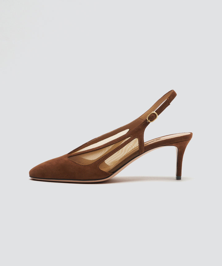 PELLICO | バックスリング パンプス 6.0cm BROWN - アマンオンライン