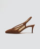 NICLA バックスリング パンプス 6.0cm BROWN