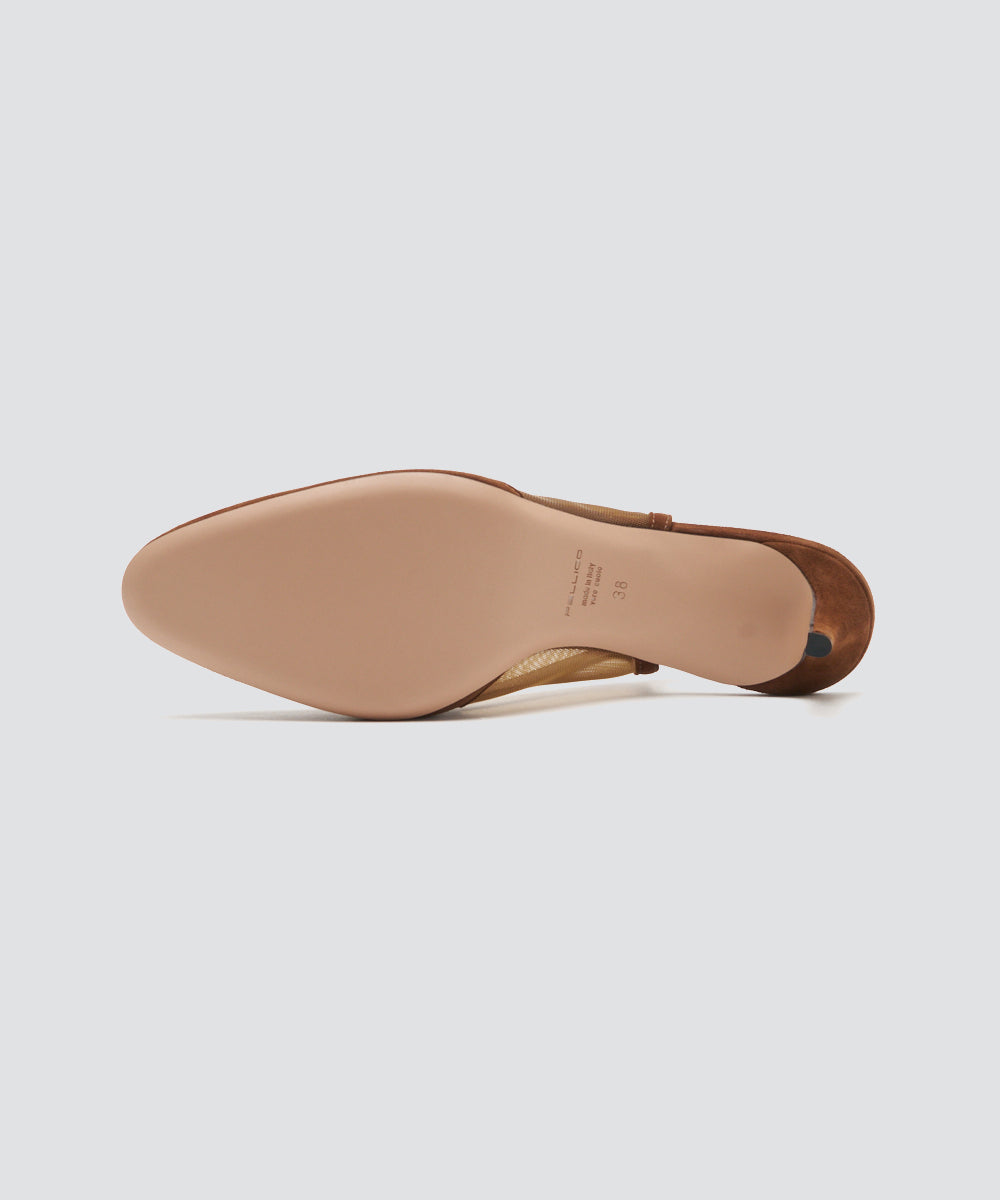 PELLICO | バックスリング パンプス 6.0cm BROWN - アマンオンライン