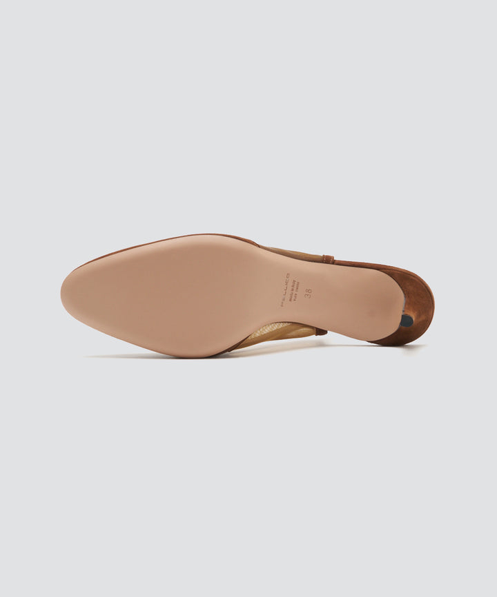 PELLICO | バックスリング パンプス 6.0cm BROWN - アマンオンライン