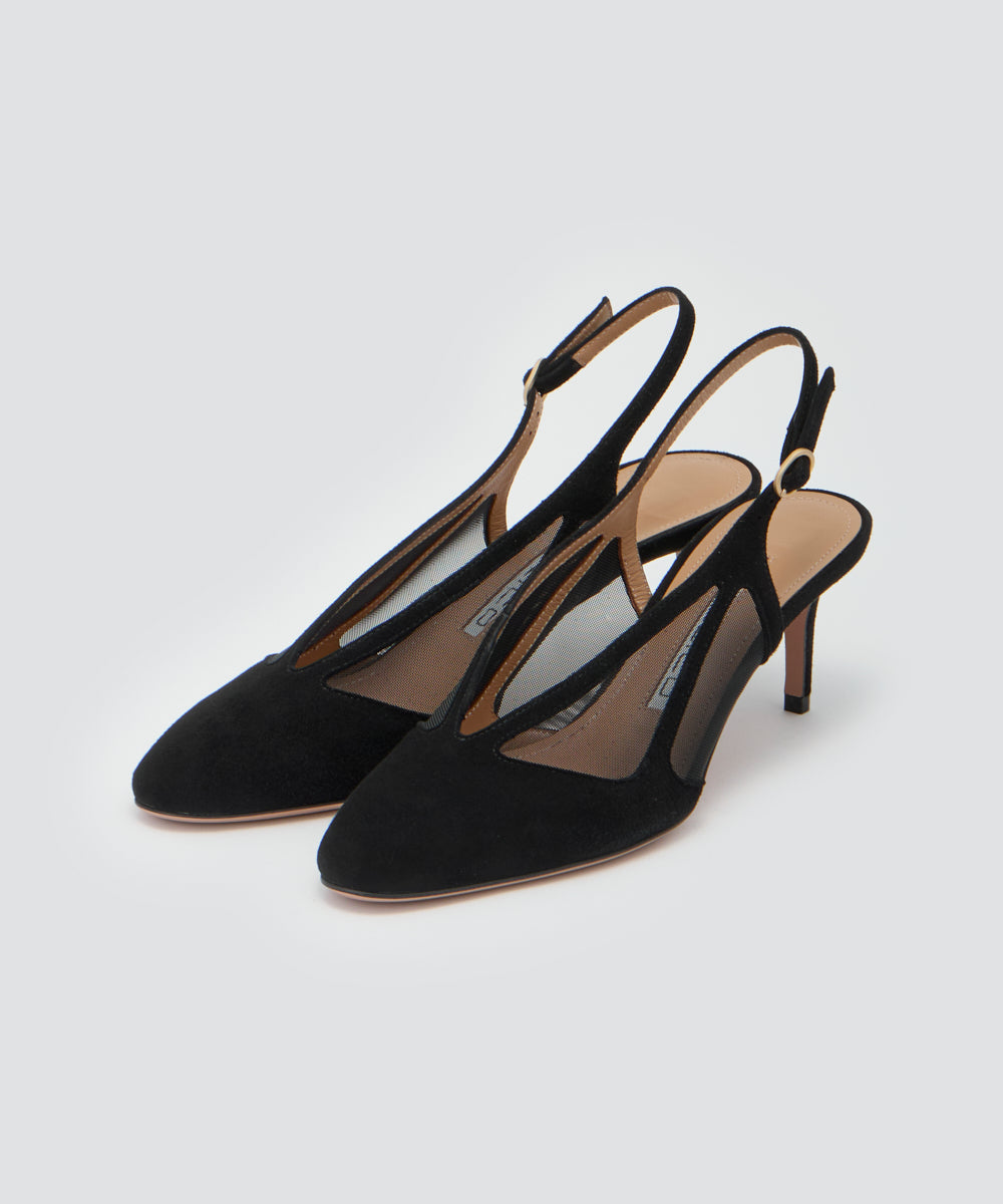 PELLICO | バックスリング パンプス 6.0cm BLACK - アマンオンライン