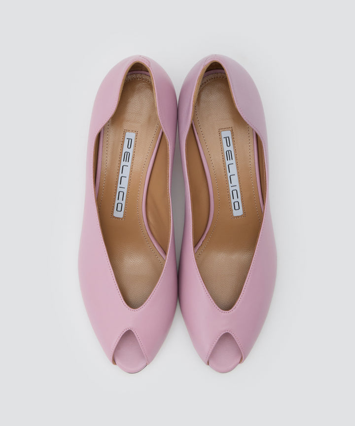 PELLICO | ウェッジソール パンプス 4.0cm PINK - アマンオンライン