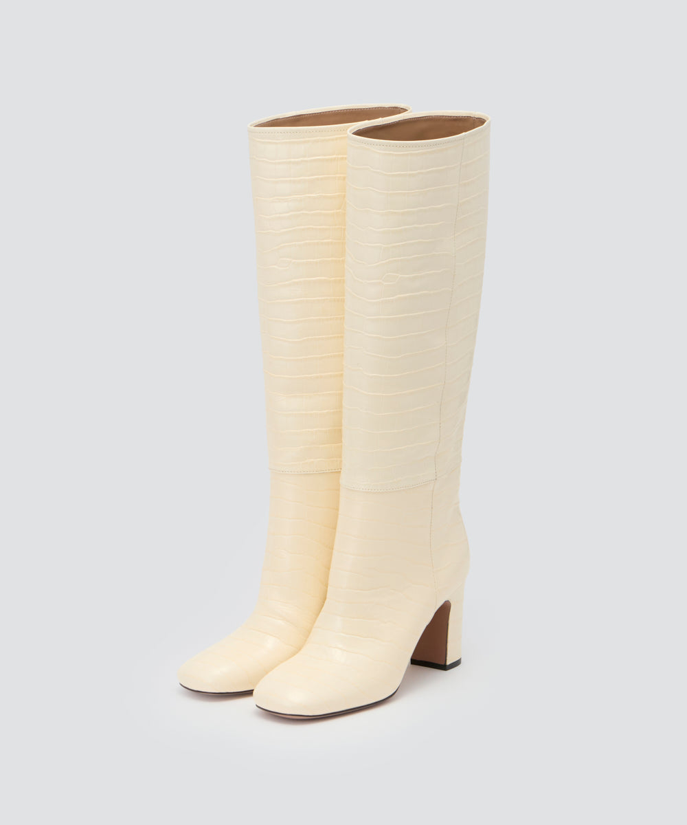 PELLICO | ロングブーツ 8.0cm CREAM - アマンオンラインストア – AMAN
