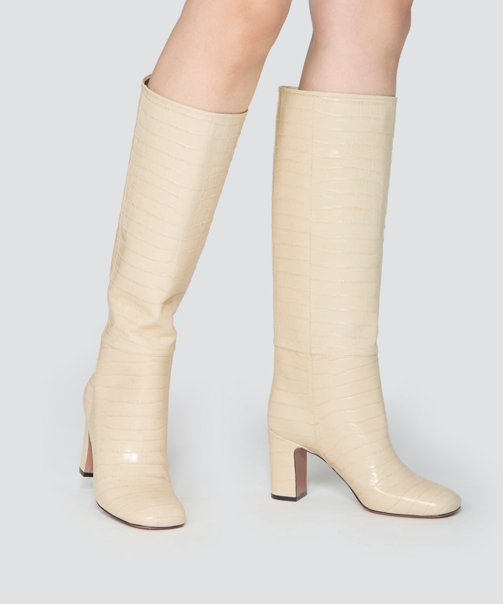 PELLICO | ロングブーツ 8.0cm CREAM - アマンオンラインストア – AMAN