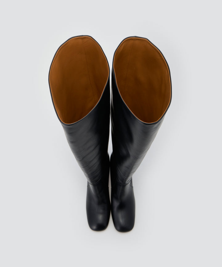 PELLICO | ロングソフトブーツ 8.0cm BLACK - アマンオンラインストア