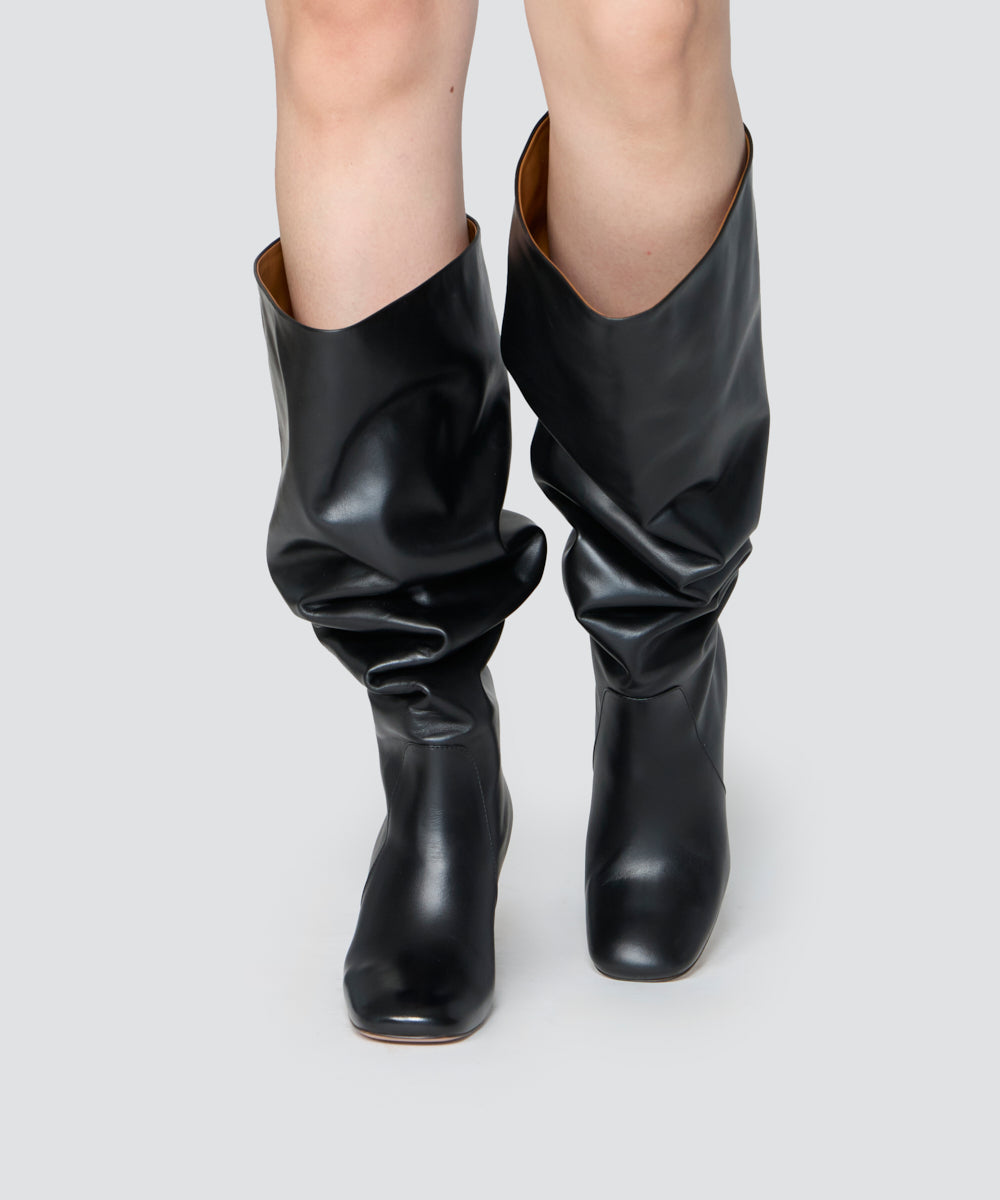 PELLICO | ロングソフトブーツ 8.0cm BLACK - アマンオンラインストア