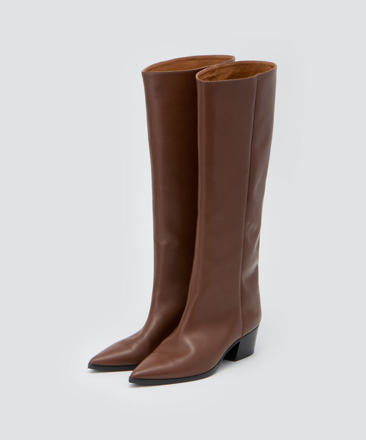 PELLICO | ロングソフトブーツ 4.0cm FRIAR BROWN - アマンオンライン