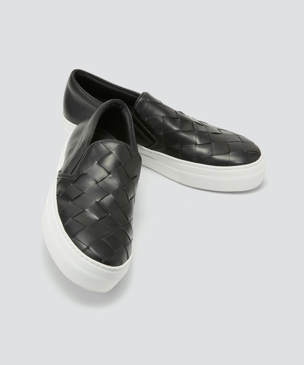 PELLICO SUNNY メンズ イントレチャート スリッポン 3.5cm BLACK 
