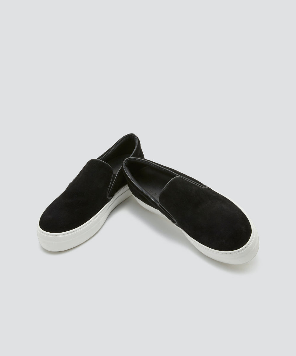 PELLICO SUNNY | メンズ スウェード スリッポン 3.5 p BLACK